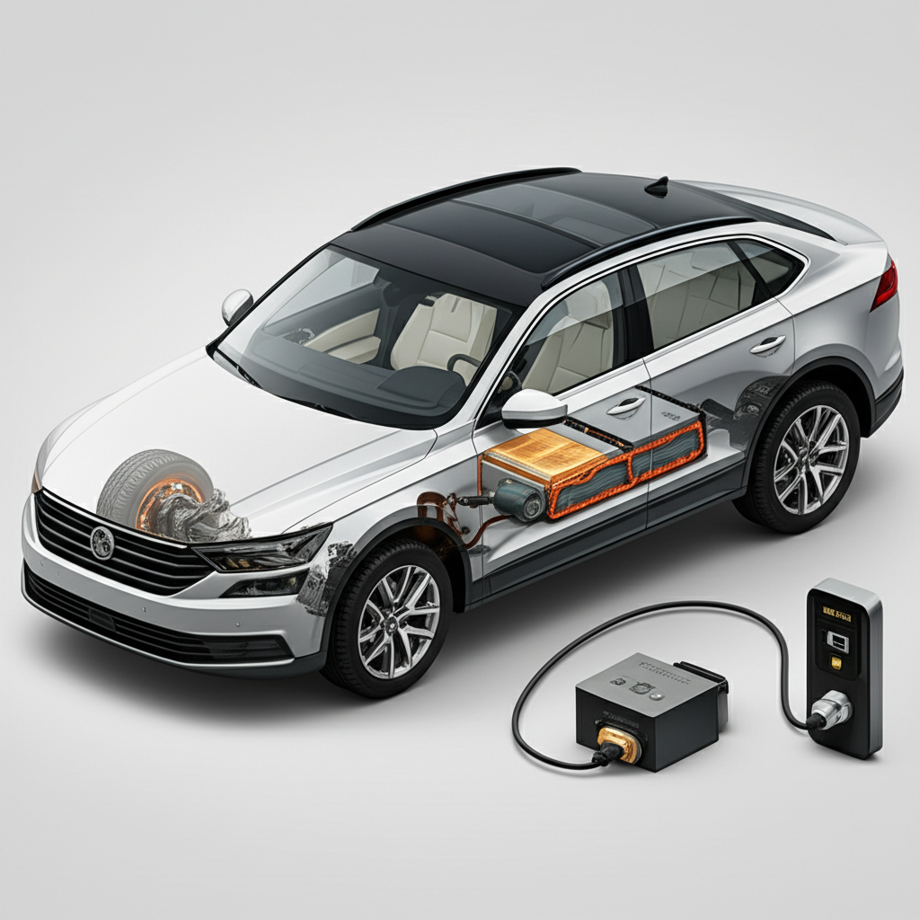 Generate a high-quality, relevant image prompt for an article about: How EV Cars Work: Effortless Gu