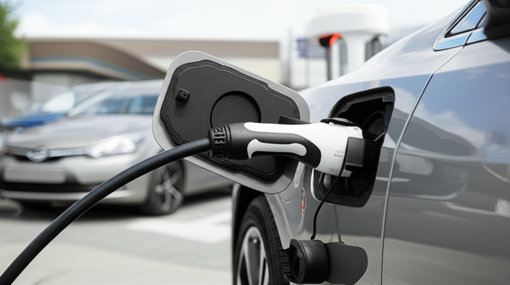 Generate a high-quality, relevant image prompt for an article about: Is EV Car Insurance More Expens