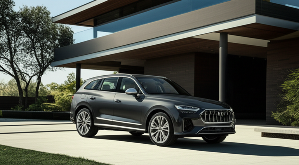 Generate a high-quality, relevant image prompt for an article about: Luxury SUVs: Least Problems, Be