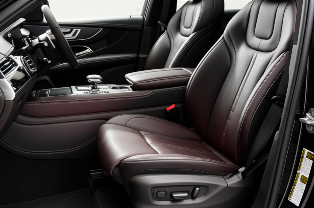Generate a high-quality, relevant image prompt for an article about: Luxury SUVs: Massage Seats – Ef