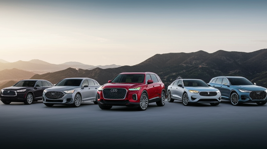 Generate a high-quality, relevant image prompt for an article about: Luxury SUV Gas Savers: Best Pic