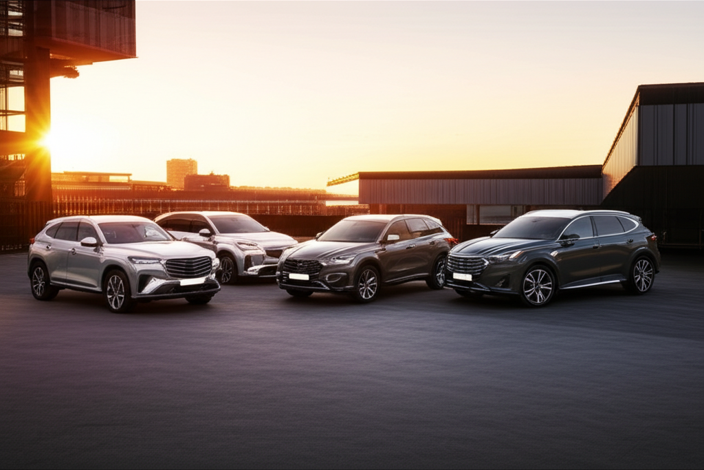 Generate a high-quality, relevant image prompt for an article about: Luxury SUVs: Best Value Retenti