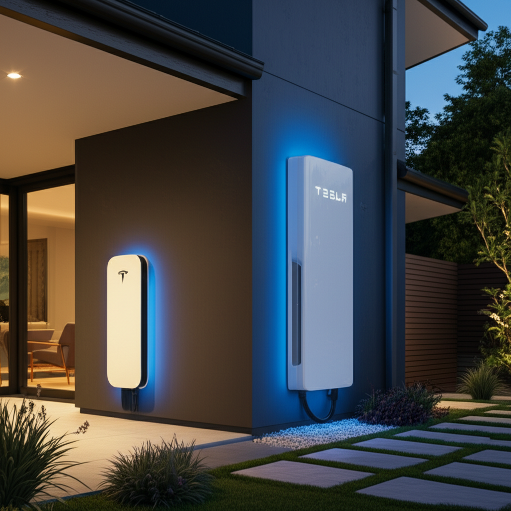 Generate a high-quality, relevant image prompt for an article about: Is Tesla Powerwall Worth It? Be