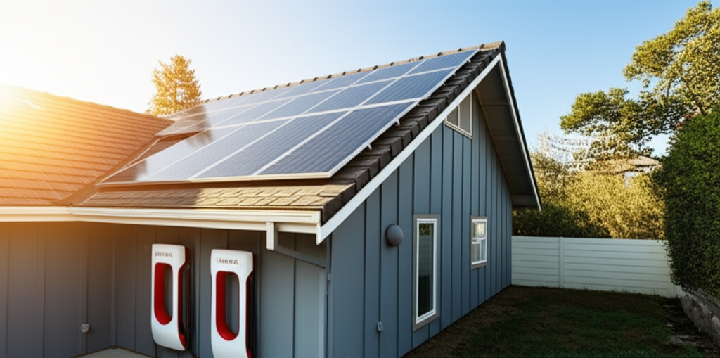Generate a high-quality, relevant image prompt for an article about: Is Tesla Powerwall Worth It CA?
