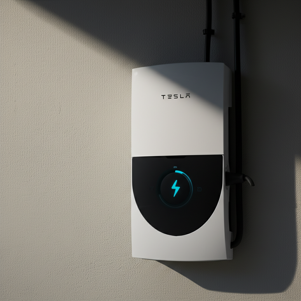 Generate a high-quality, relevant image prompt for an article about: Powerwall Charge: How Long? Eff