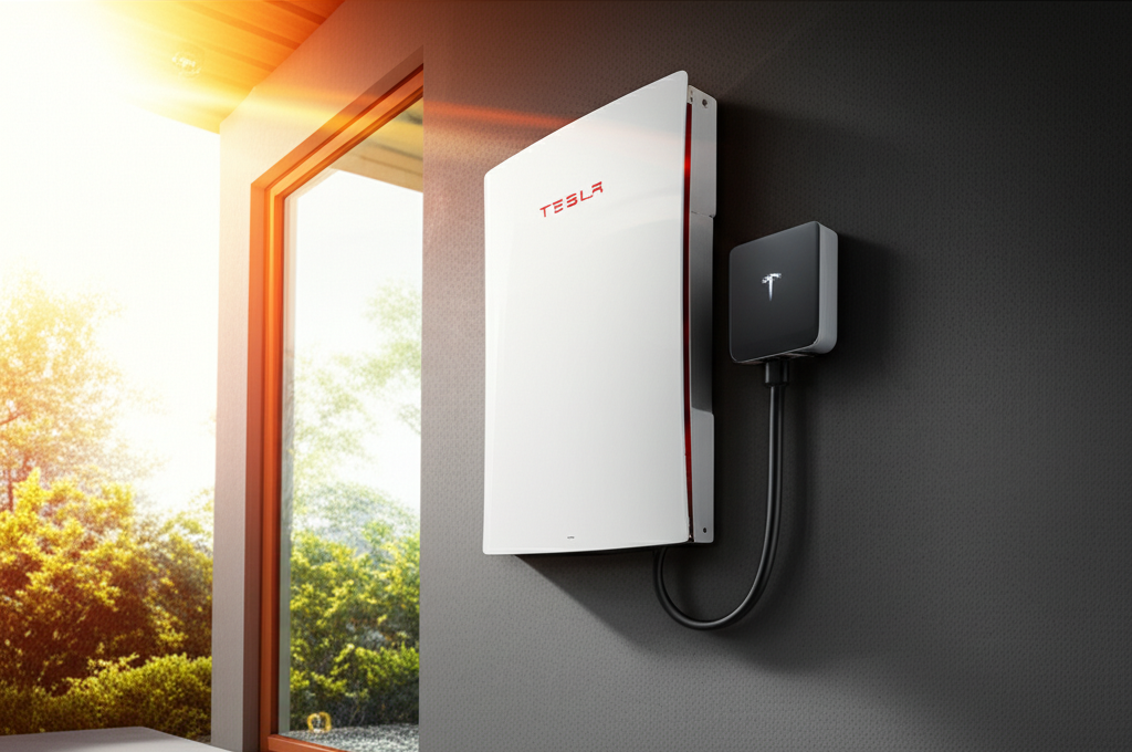 Generate a high-quality, relevant image prompt for an article about: Is Tesla Powerwall Worth It? Be