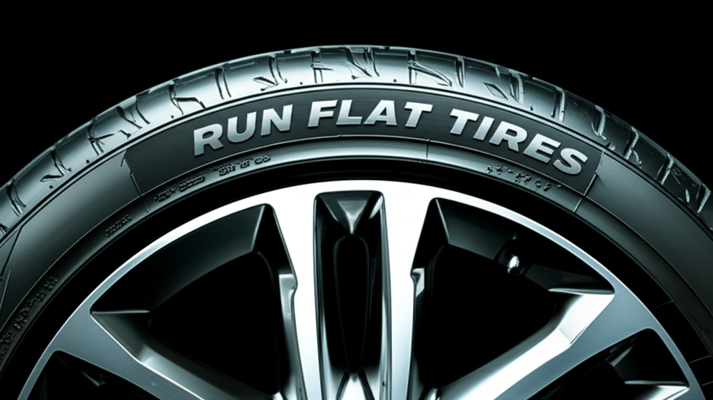 Generate a high-quality, relevant image prompt for an article about: Run Flat Tires: Proven, Essenti
