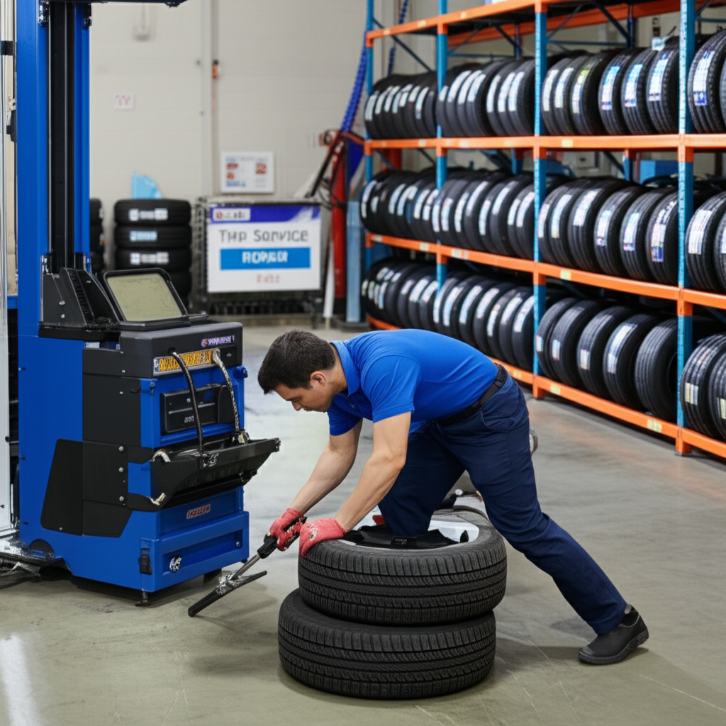 Generate a high-quality, relevant image prompt for an article about: Costco Fixes Flat Tires: Essent