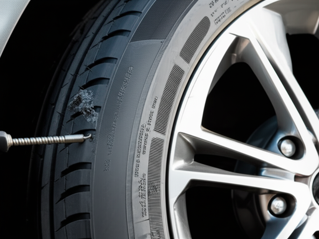 Generate a high-quality, relevant image prompt for an article about: Repair Pirelli Run Flats? Prove