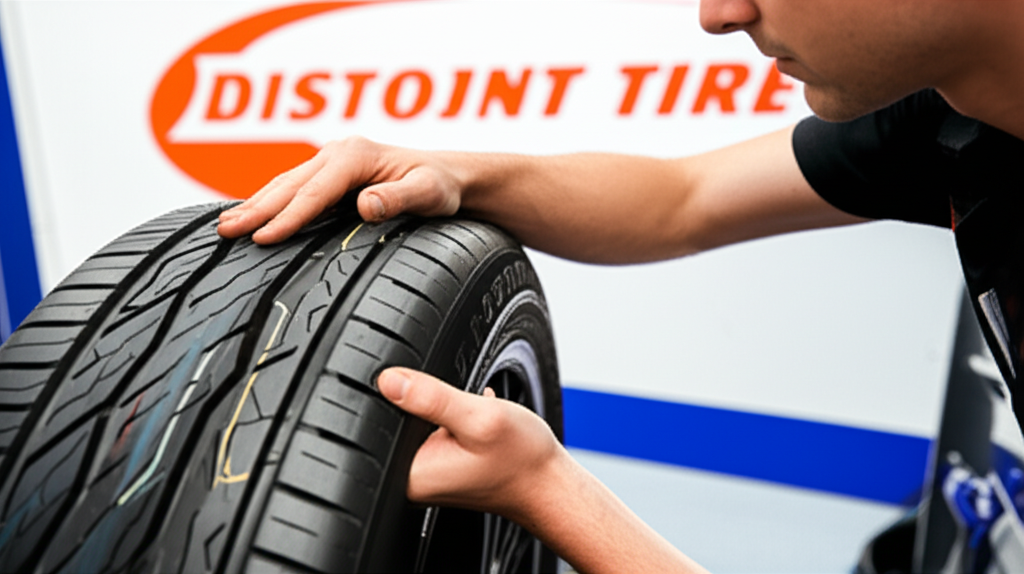Generate a high-quality, relevant image prompt for an article about: Discount Tire Repair: Run Flat