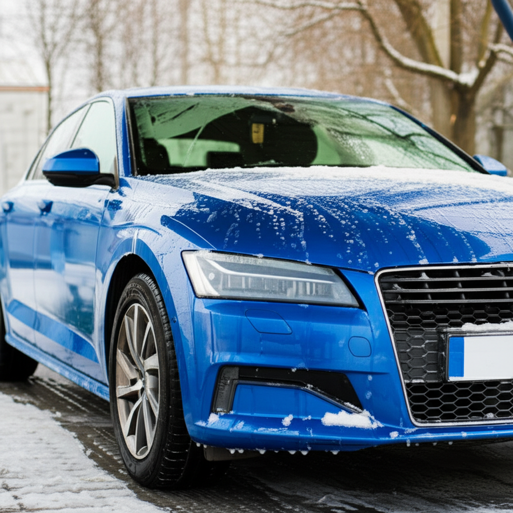 Generate a high-quality, relevant image prompt for an article about: Can You Get a Car Wash in Winte