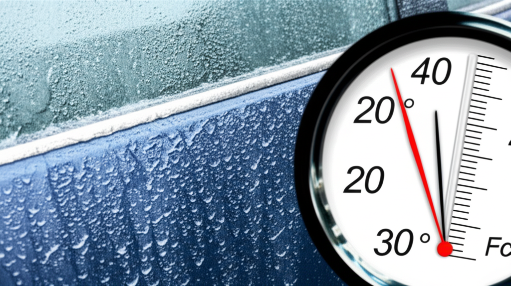 Generate a high-quality, relevant image prompt for an article about: Can I Wash My Car in 20 Degree