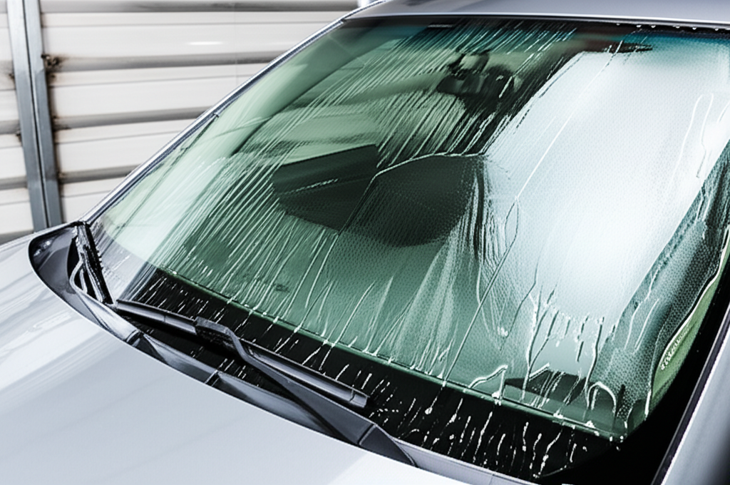 Generate a high-quality, relevant image prompt for an article about: Essential: Wash Car After Winds