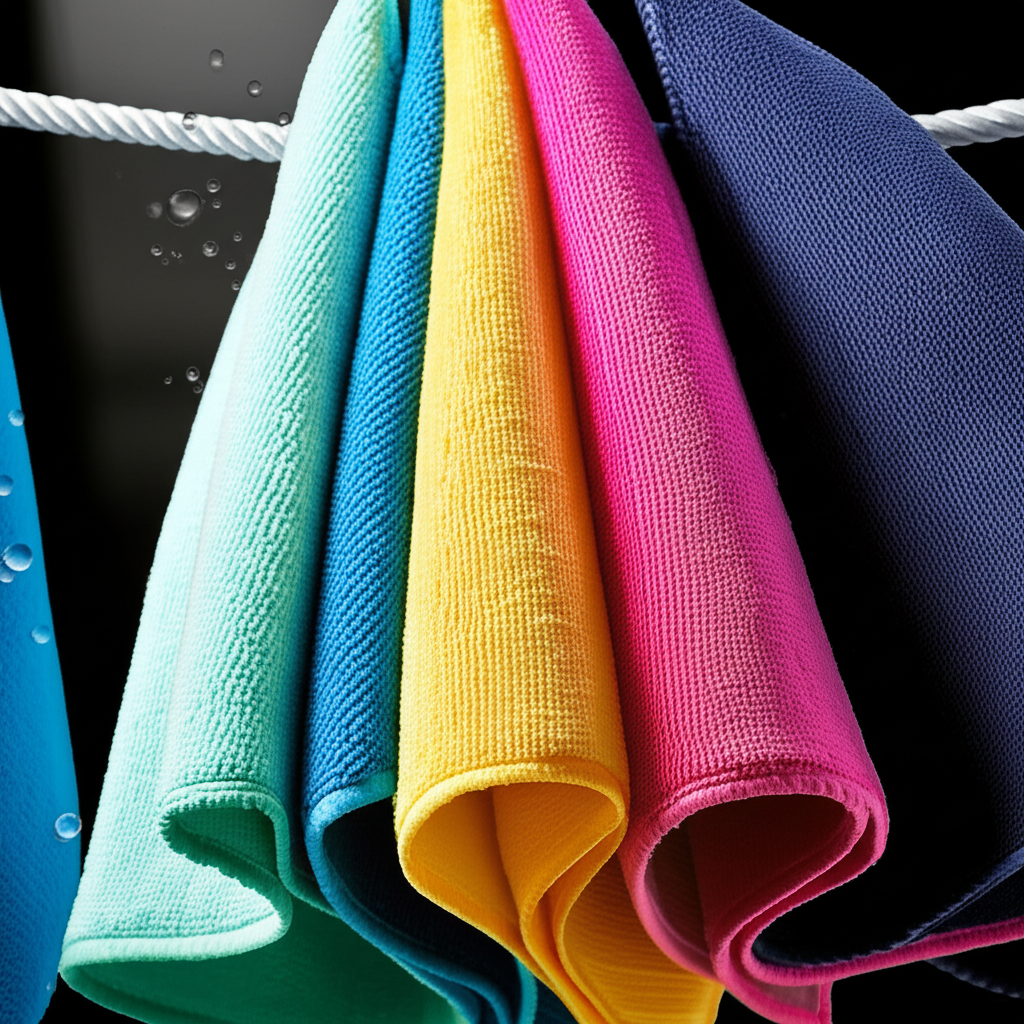 Generate a high-quality, relevant image prompt for an article about: Essential: Wash Car Drying Towe