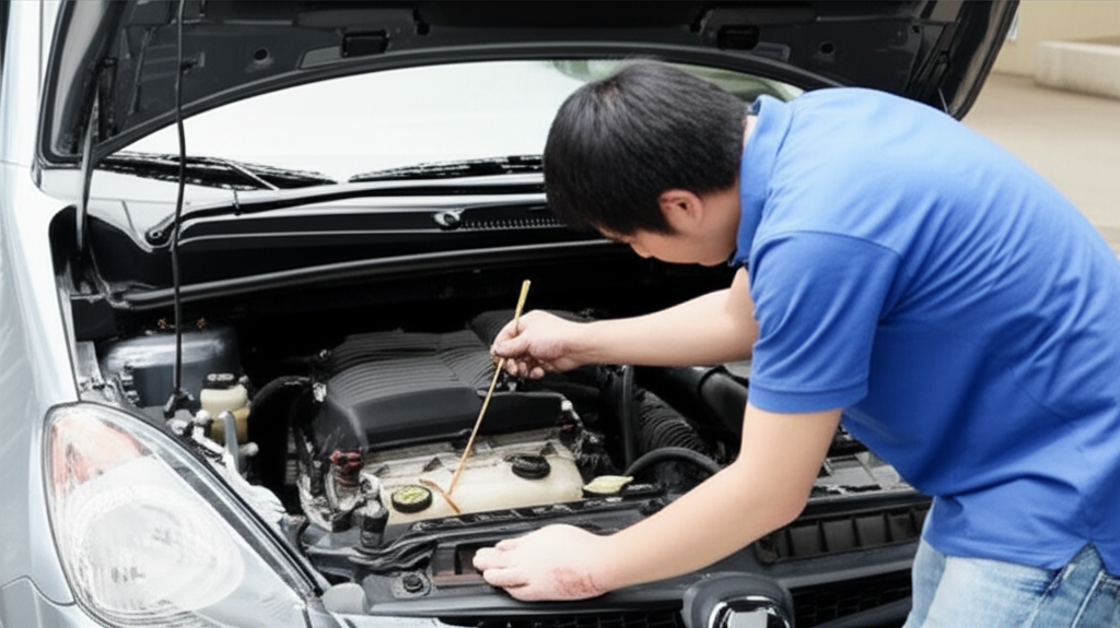 Generate a high-quality, relevant image prompt for an article about: What Car Maintenance Can I Do M