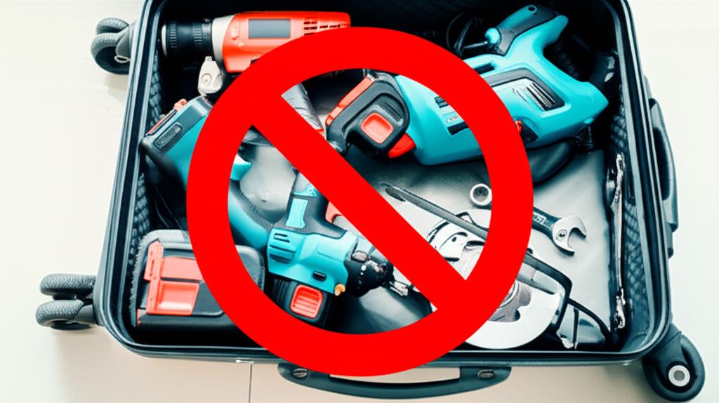 Generate a high-quality, relevant image prompt for an article about: Are Power Tools Allowed in Chec