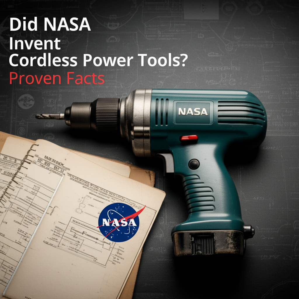 Generate a high-quality, relevant image prompt for an article about: Did NASA Invent Cordless Power