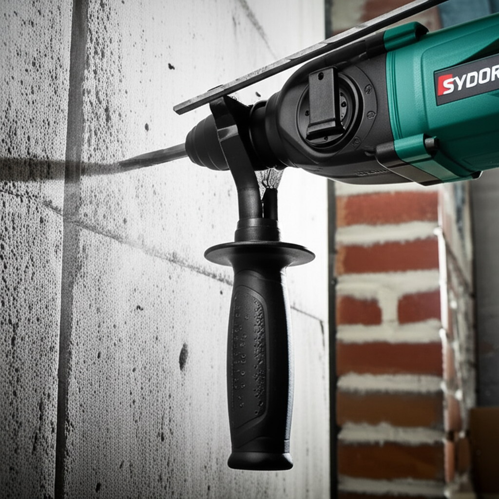 Generate a high-quality, relevant image prompt for an article about: What Is a Concrete Drill: Essen