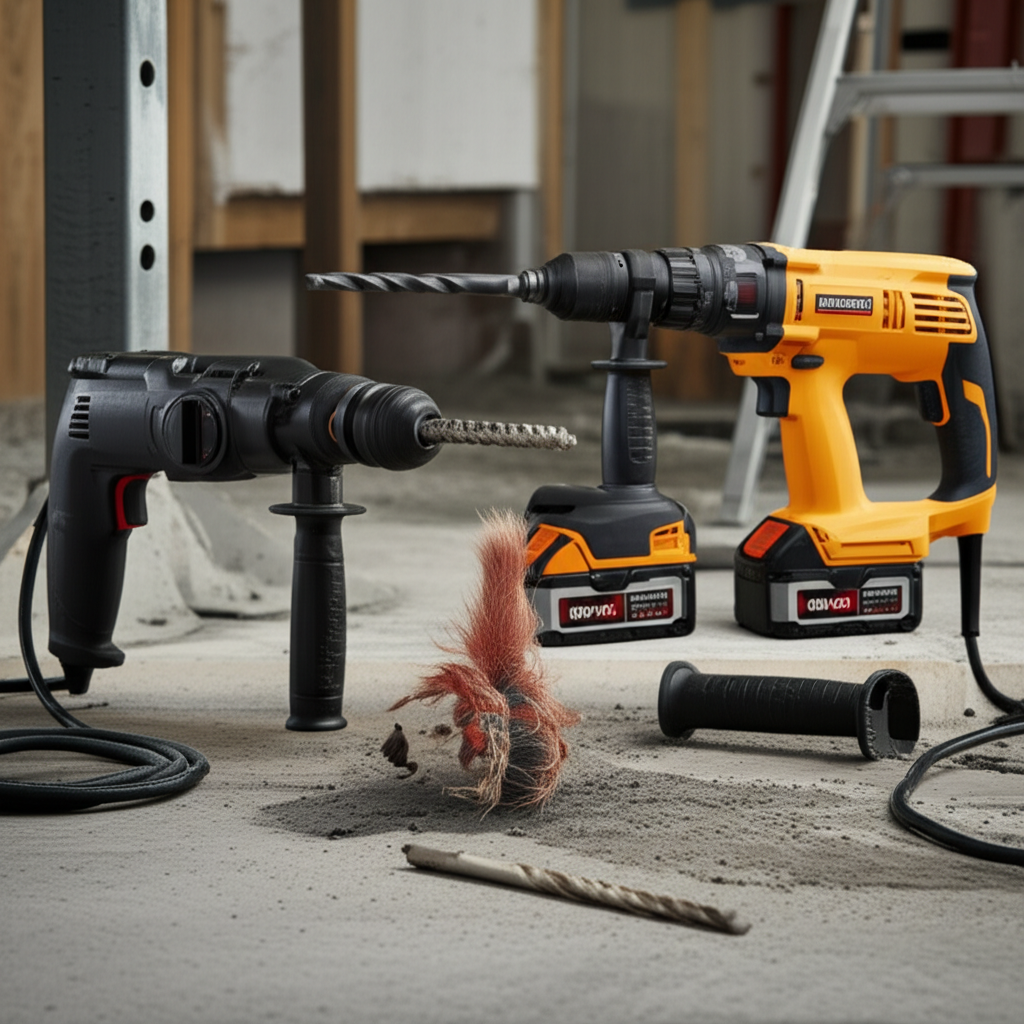 Generate a high-quality, relevant image prompt for an article about: How Much is Concrete Drill: Ess