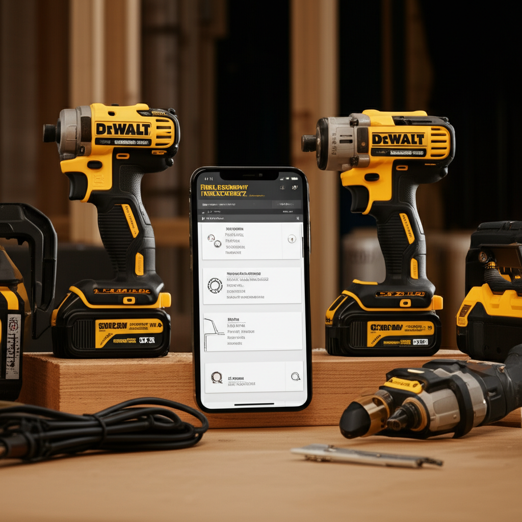 Generate a high-quality, relevant image prompt for an article about: What is Dewalt Tool Connect: Es