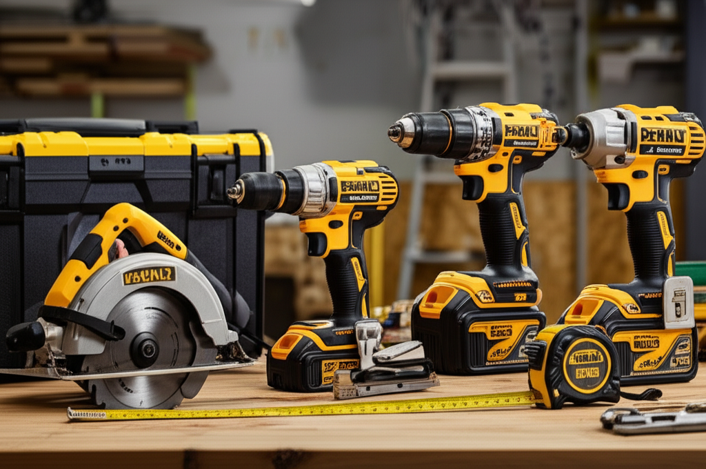 Generate a high-quality, relevant image prompt for an article about: Are Dewalt Tools Lifetime Warra