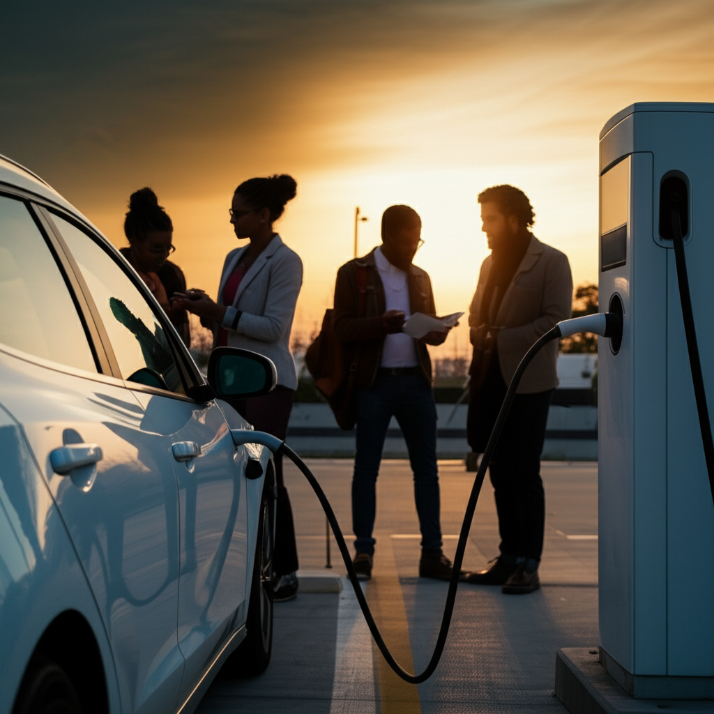 Generate a high-quality, relevant image prompt for an article about: Is Electric Vehicle Tax Credit