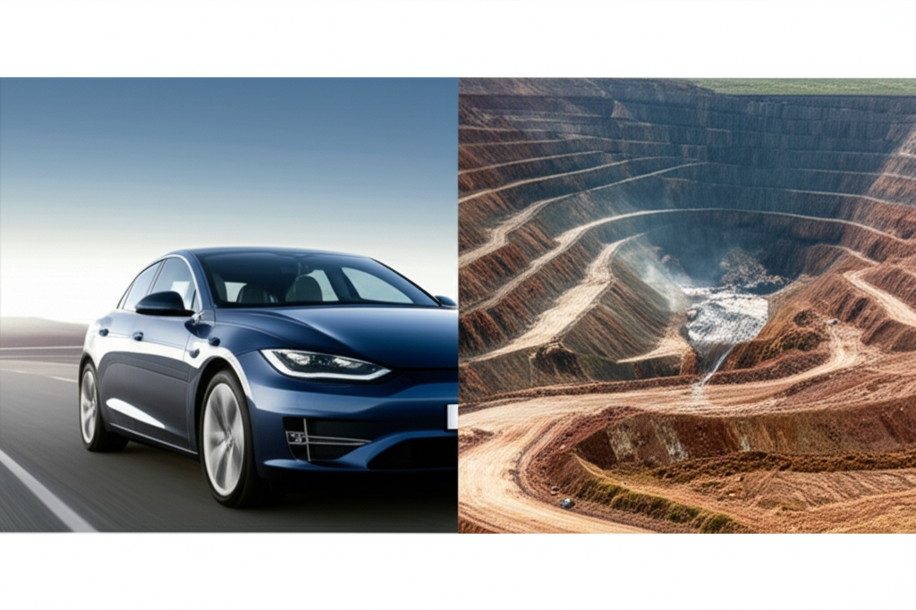 Generate a high-quality, relevant image prompt for an article about: Why Are EVs Bad? Essential Trut