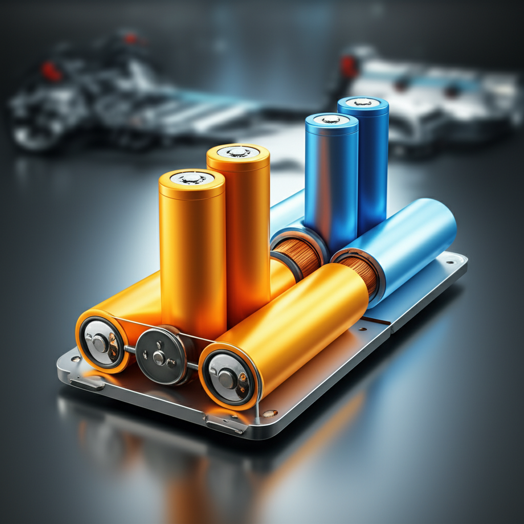 Generate a high-quality, relevant image prompt for an article about: Essential EV Battery Types Reve