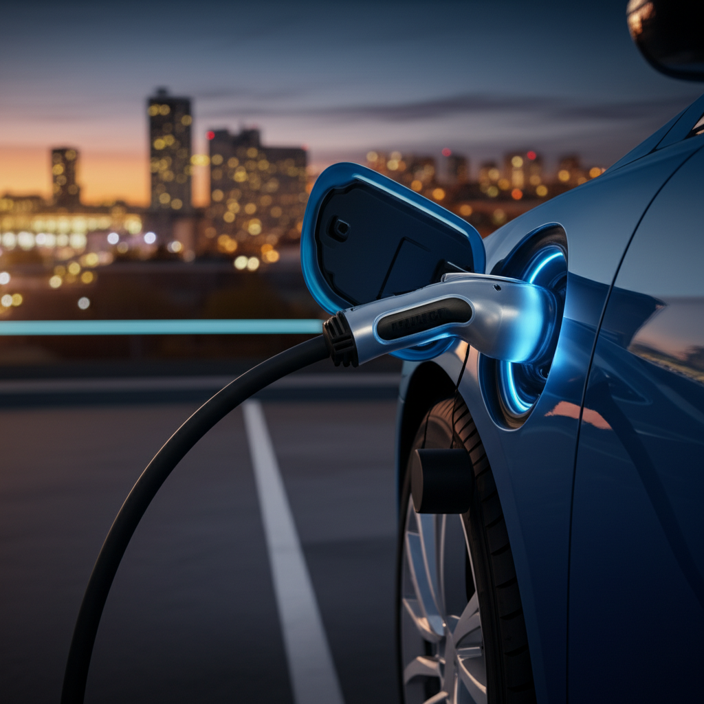 Generate a high-quality, relevant image prompt for an article about: Electric Vehicle Tech: Essentia