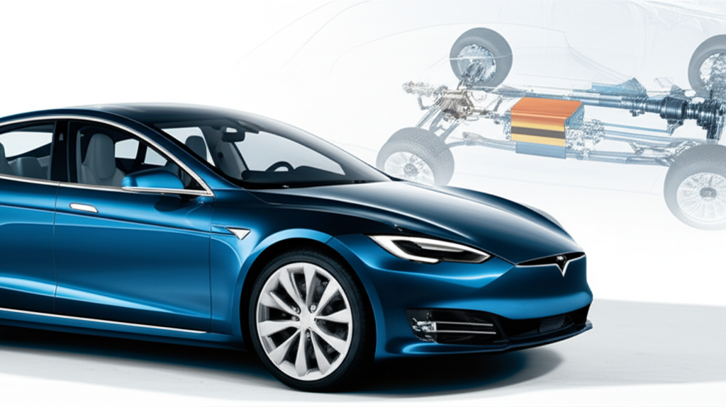 Generate a high-quality, relevant image prompt for an article about: Do Electric Cars Have Transmiss