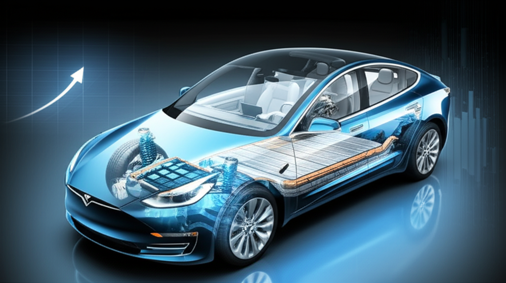 Generate a high-quality, relevant image prompt for an article about: Why EVs Are Expensive: Genius S