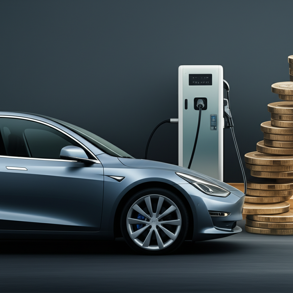 Generate a high-quality, relevant image prompt for an article about: Why EVs Are So Expensive: Prove