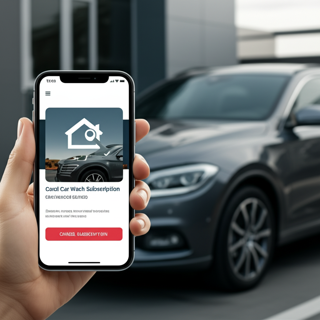 Generate a high-quality, relevant image prompt for an article about: Cancel Car Wash Subscription: E